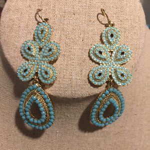 STELLA & DOT TURQUOISE EARRINGS
